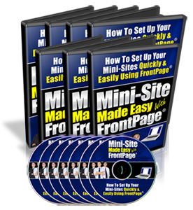 How To Build A Website & Increase Website Traffic - Create Mini-Sites Using FrontPage eCover