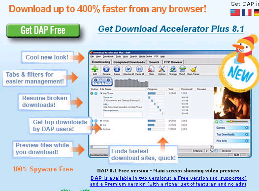 Download Accelerator software screenshot