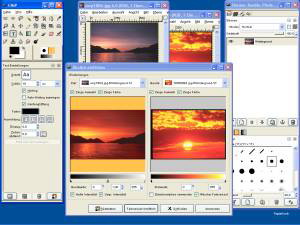 GIMP graphics software screenshot