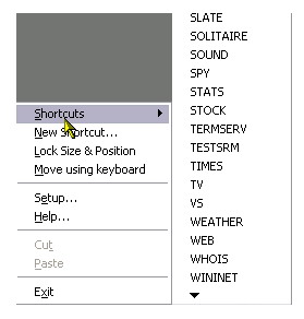 SlickRun software screenshot